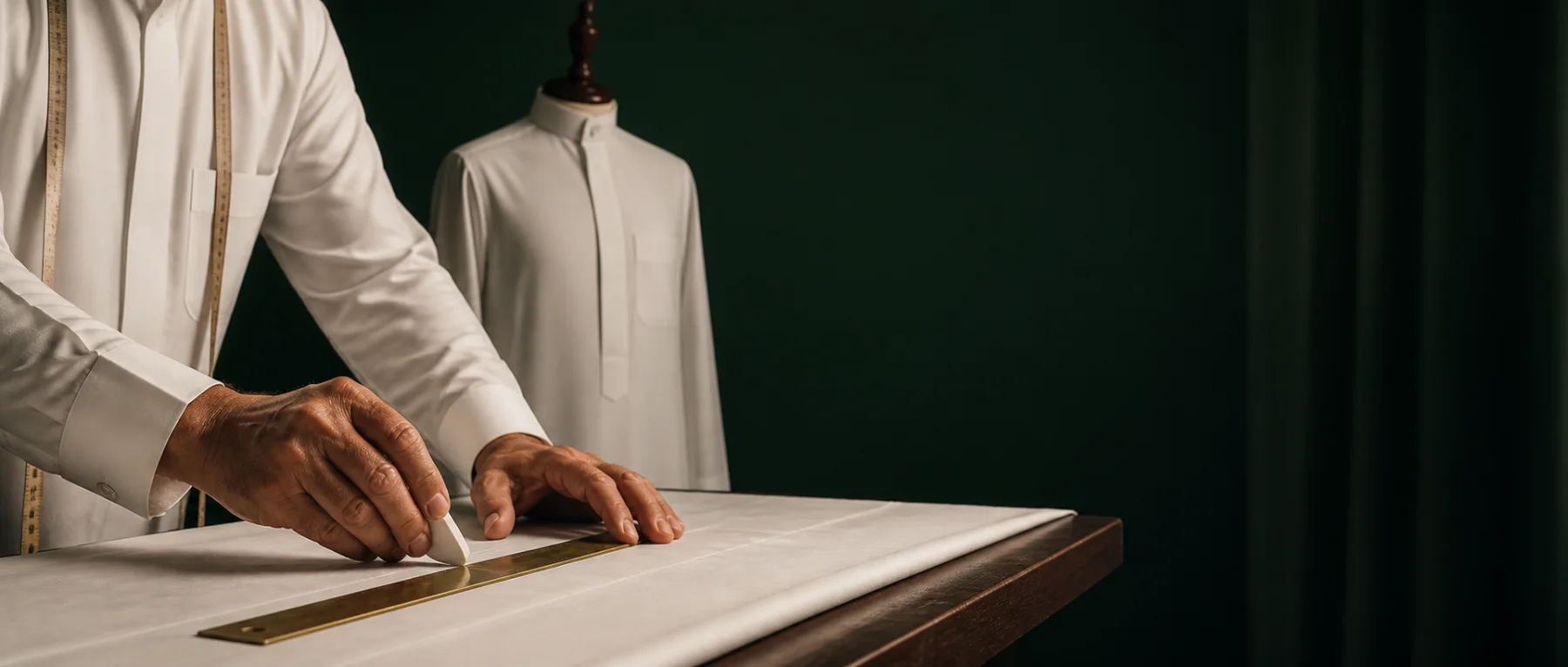 مجموعة أقمشة منتقاة لتفصيل الثوب السعودي